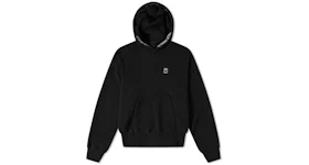 Palm Angels Palm Patch Taping Popover Hoodie Black