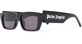 Palm Angels Palm Rectangle Frame Sunglasses Black Grey