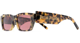 Palm Angels Palm Rectangle Frame Sunglasses Brown Purple (PERI002Y21PLA0016037)