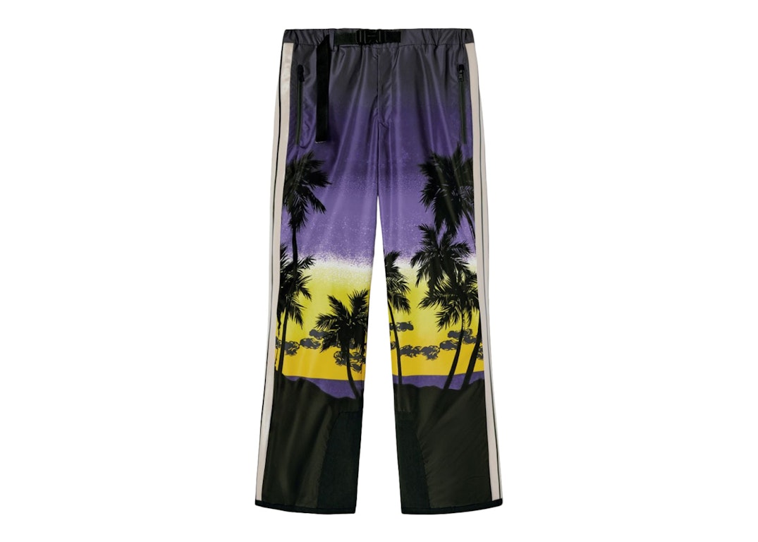 Pre-owned Palm Angels Palm Sunset Track Ski Pants Purple/black