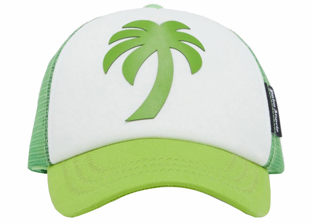 Pre-owned Palm Angels Palm Trucker Hat Light Green