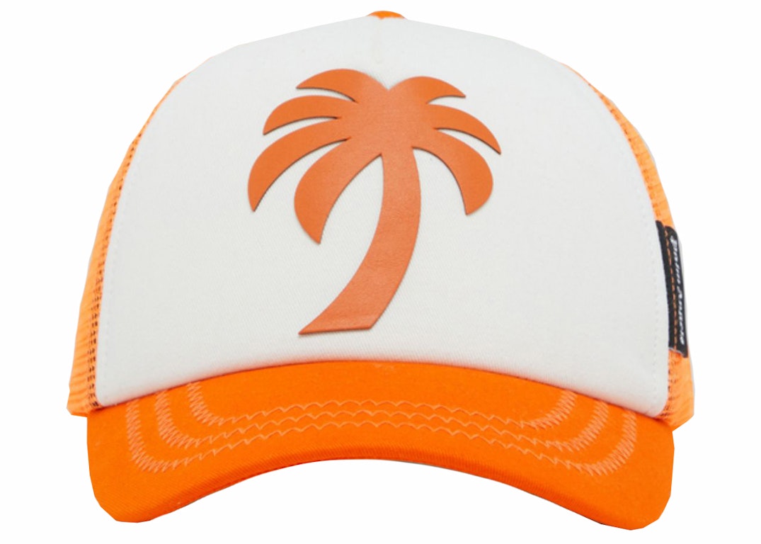 Pre-owned Palm Angels Palm Trucker Hat Orange