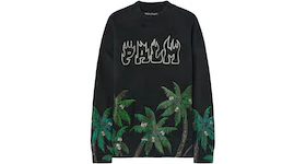 Palm Angels Palms & Skulls Vintage Crewneck Black/Green