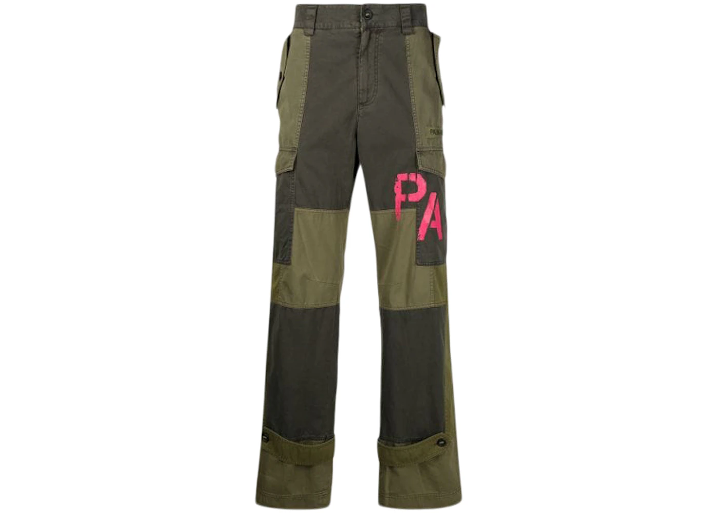 Army green cargo pants LV, Hand-stamped in Los