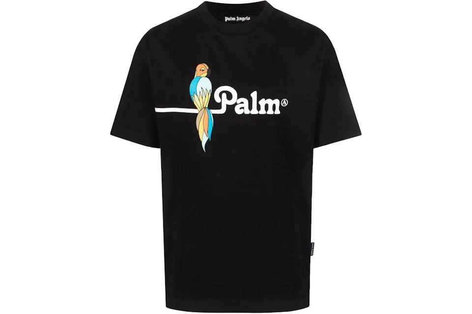 Palm Angels Parrot Logo T-Shirt Black/White/Multi