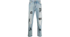 Palm Angels Patch Classic 5 Pocket Slim Fit Jeans Blue/Black
