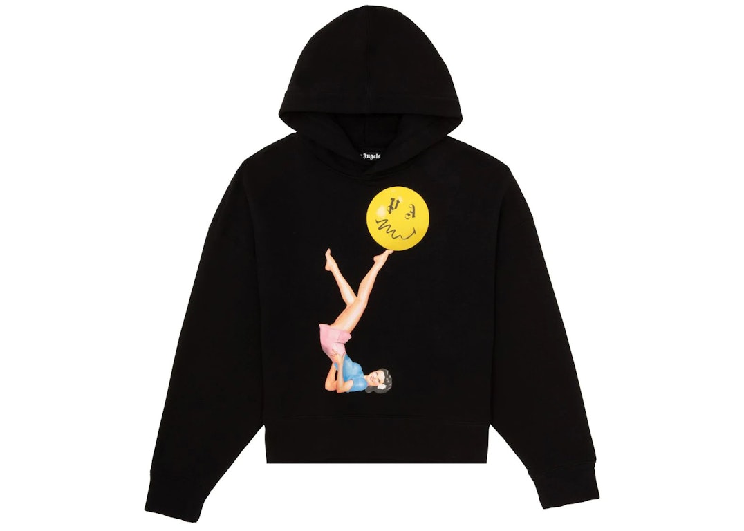 Pre-owned Palm Angels Pin Up Sweatshirt Black