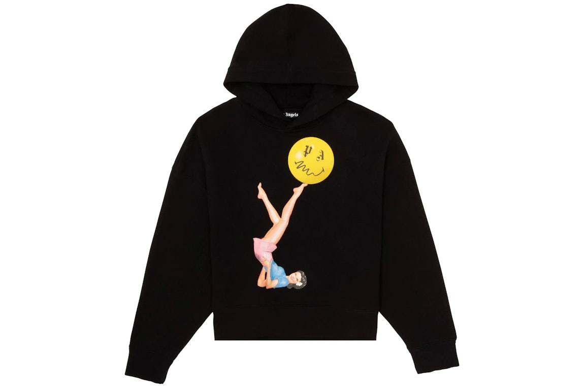 Pre-owned Palm Angels Pin Up Sweatshirt Black