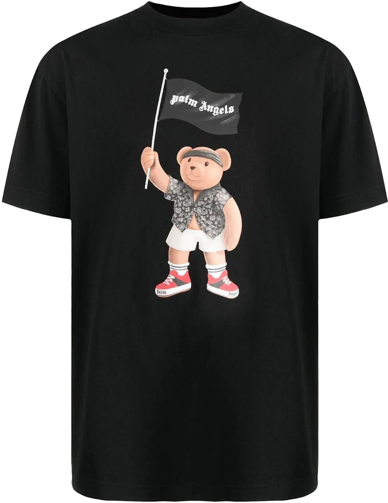 Palm Angels Pirate Teddy Bear T-shirt Black Men's - SS21 - US