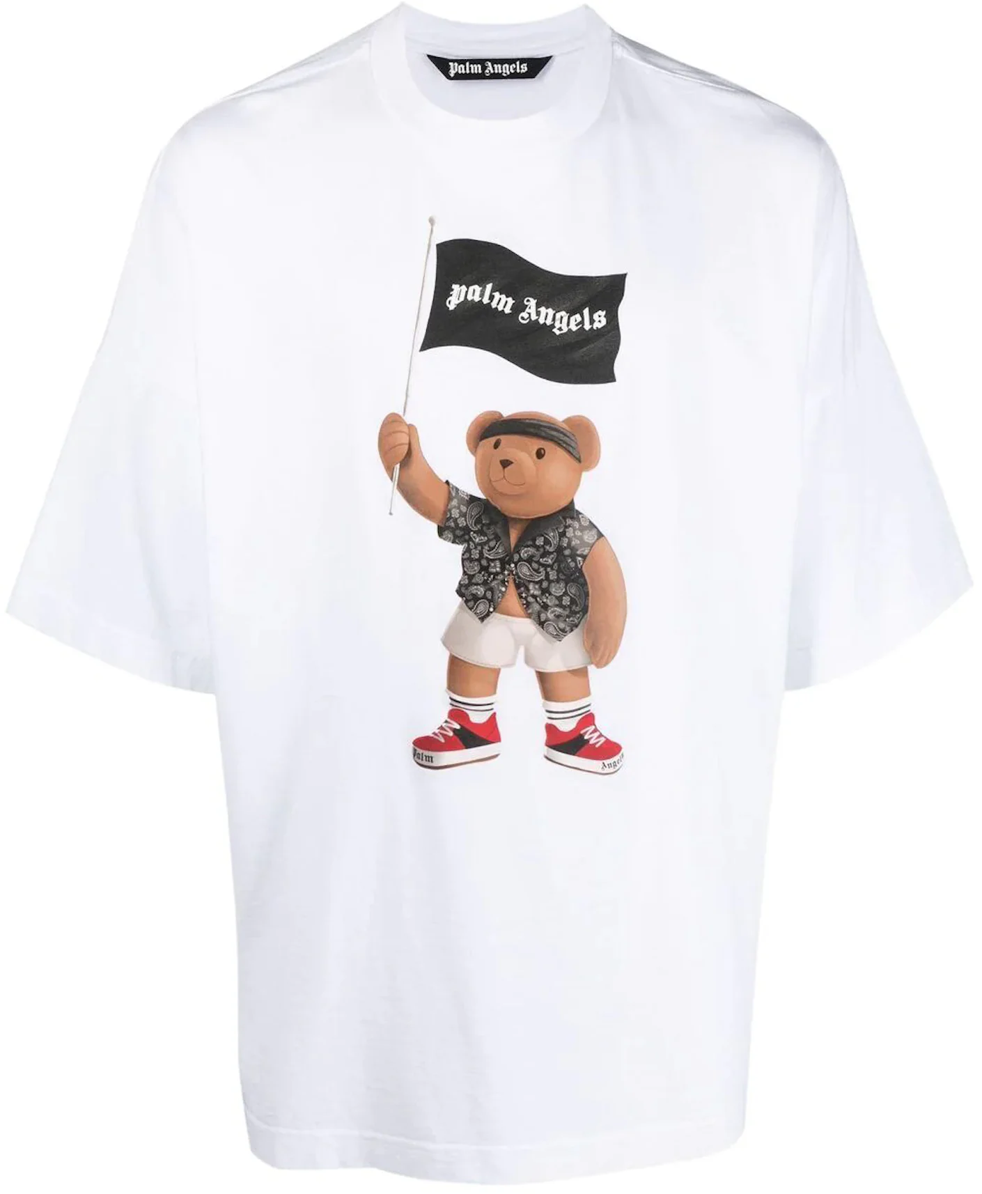 Palm Angels Pirate Teddy Bear T-shirt White Men's - SS21 - US