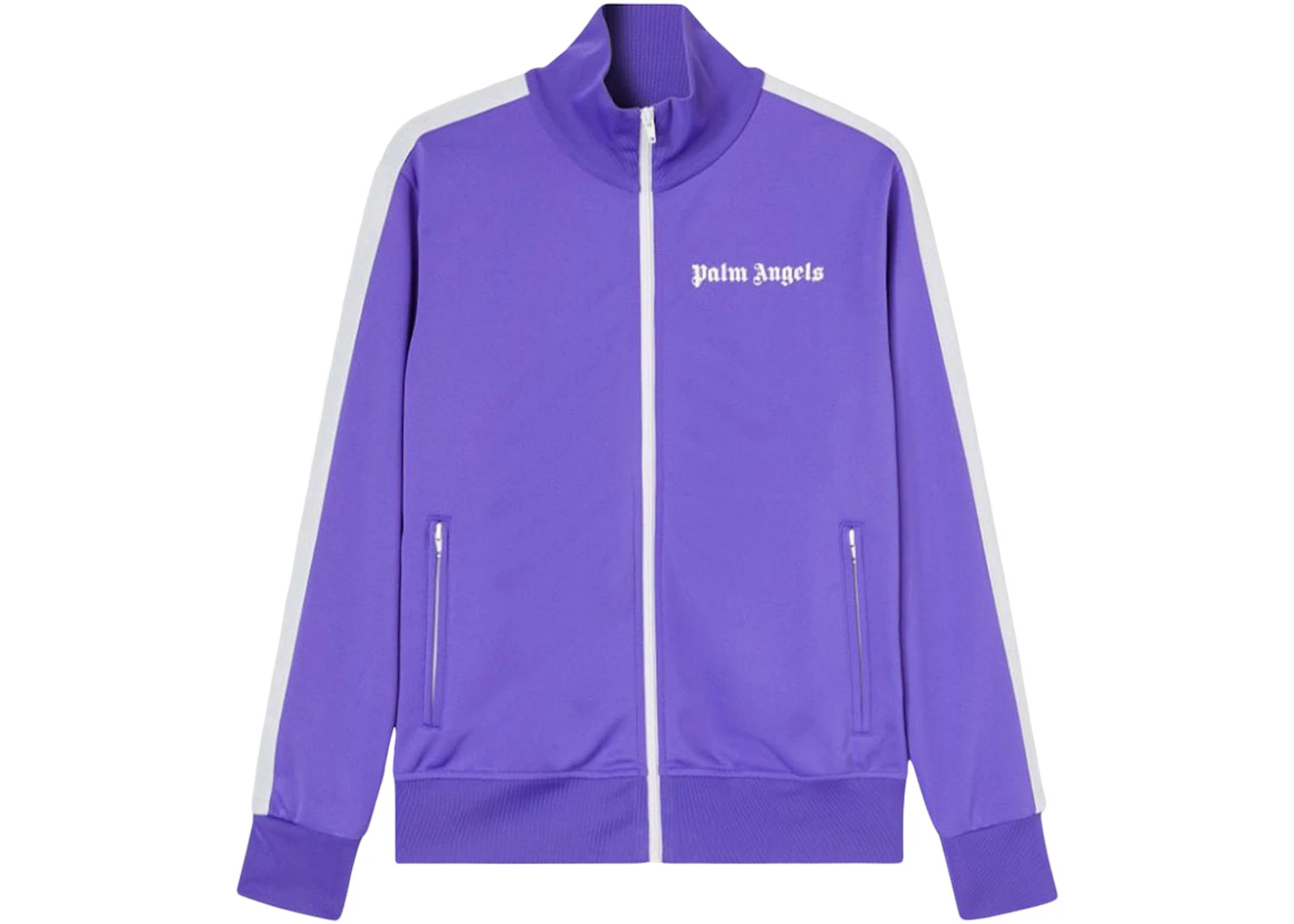 Palm Angels Viola Track Jacket Viola/Bianco Uomo FW22 IT