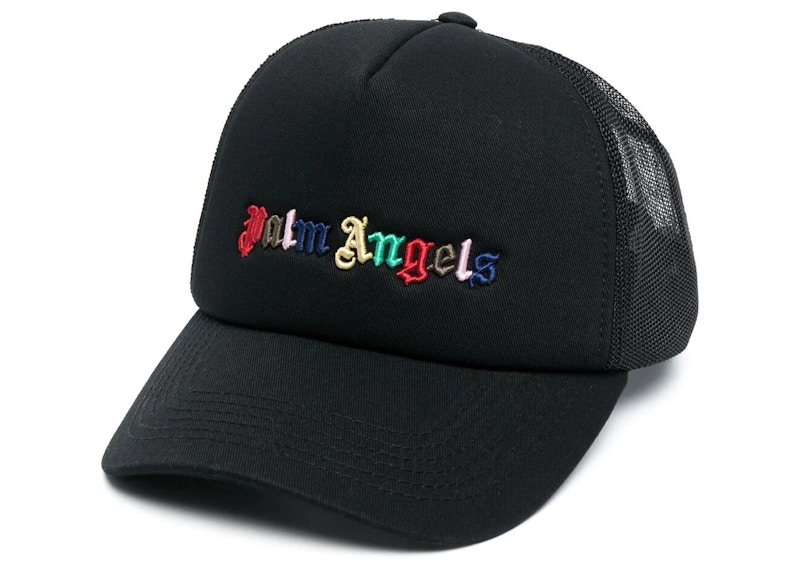 palm angels rainbow logo cap