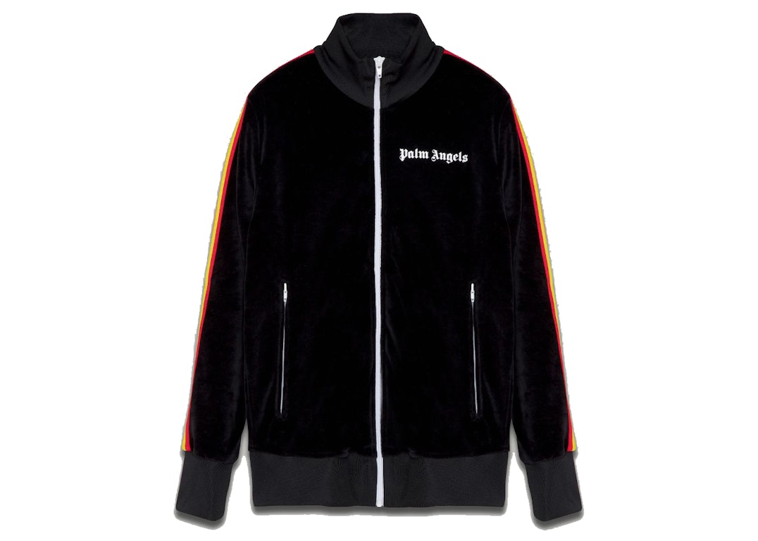 Pre-owned Palm Angels Rainbow Track Jacket Black