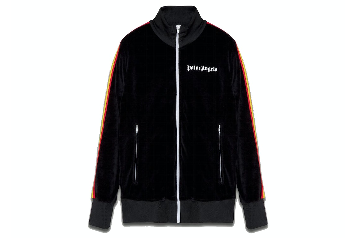Pre-owned Palm Angels Rainbow Track Jacket Black