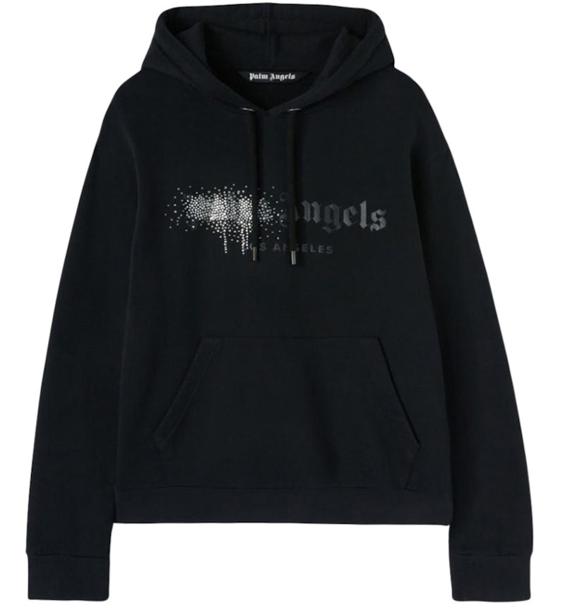Mens Hoodies Palm Angels Hoodie Milano Palm Angels Rhinestone