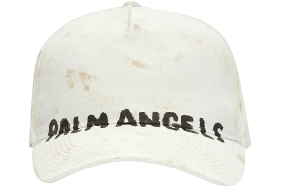 Palm Angels Cappellino Da Baseball Con Logo Stagionale Bianco