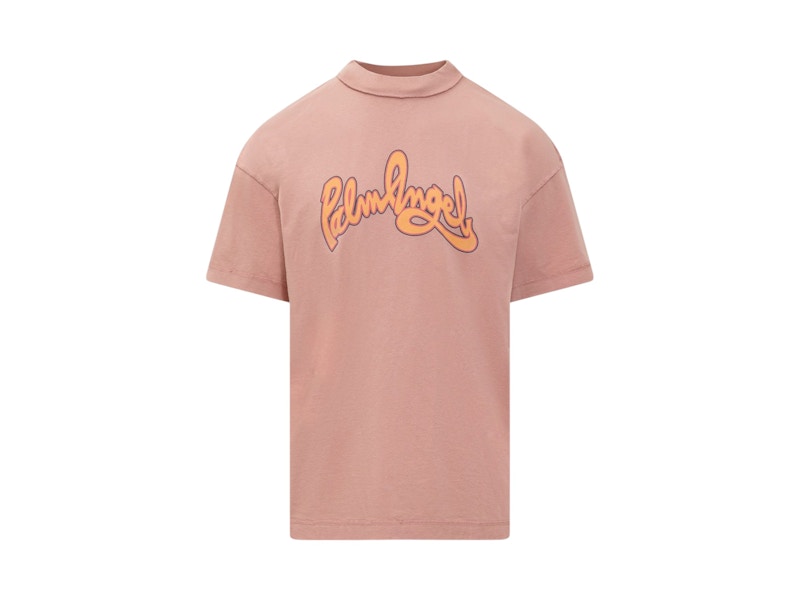 Palm Angels Seasonal Logo Insideout T-shirt Pink/Orange メンズ - JP