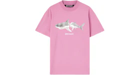 Palm Angels Shark Classic T-Shirt Fuchsia/White