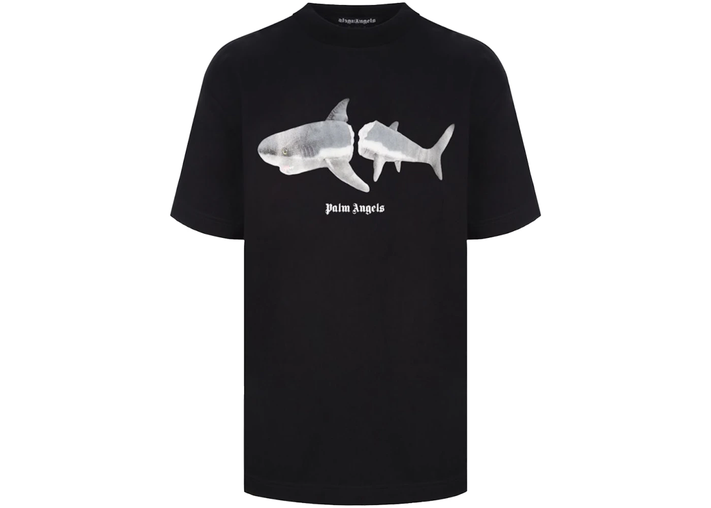 Palm Angels Shark T-Shirt Black/White Men's US