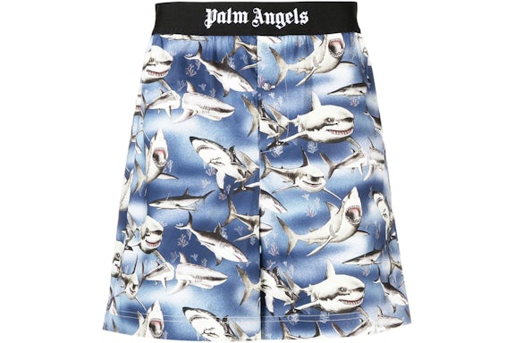 Palm Angels Sharks Easy Pantaloncini Blu/Nero/Multicolore