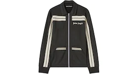 Palm Angels Shirt Collar Track Jacket Black/Off White