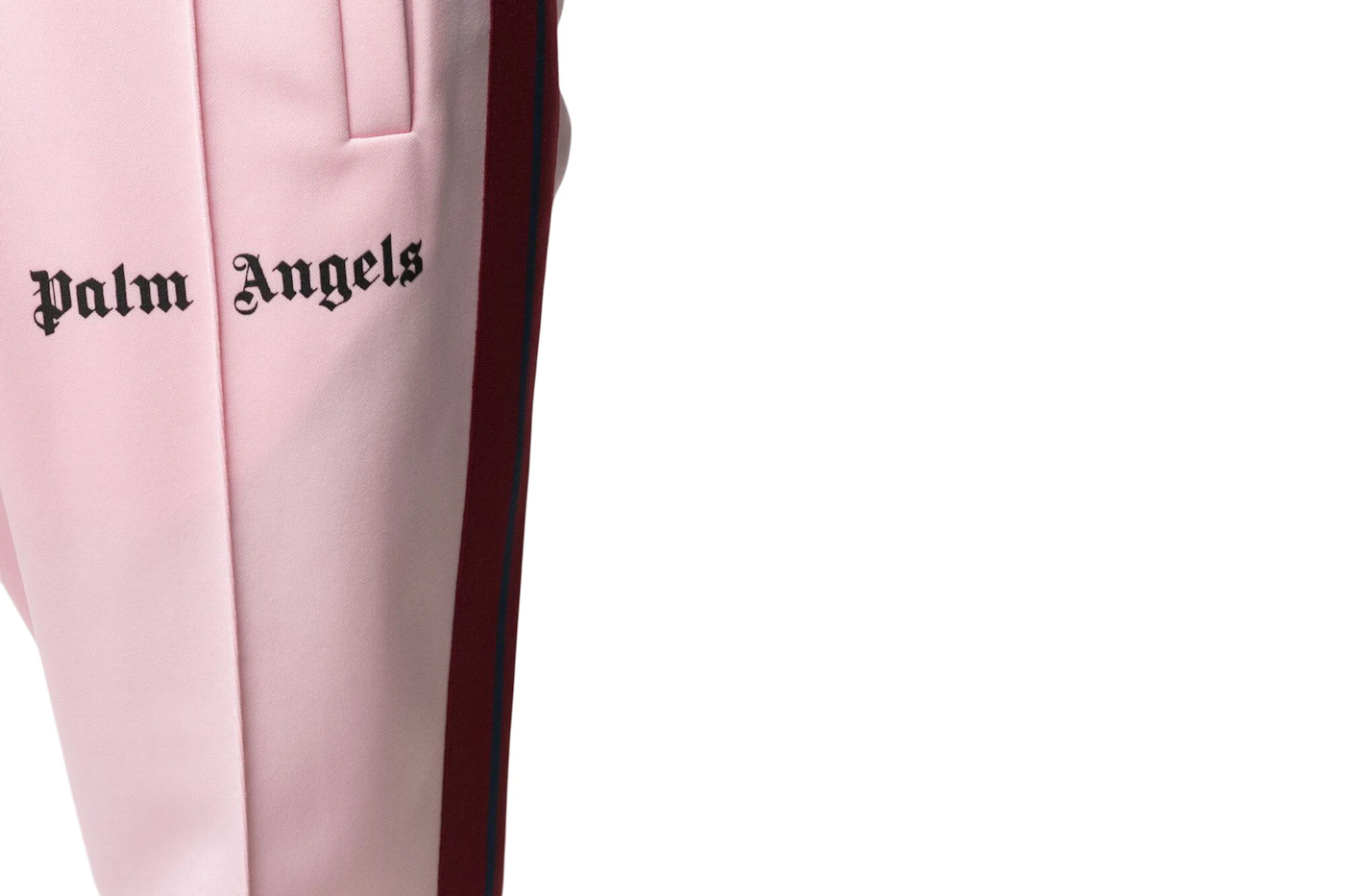 NWT PALM ANGELS Pink Classic Side Stripe Logo Track Pants Size S $440