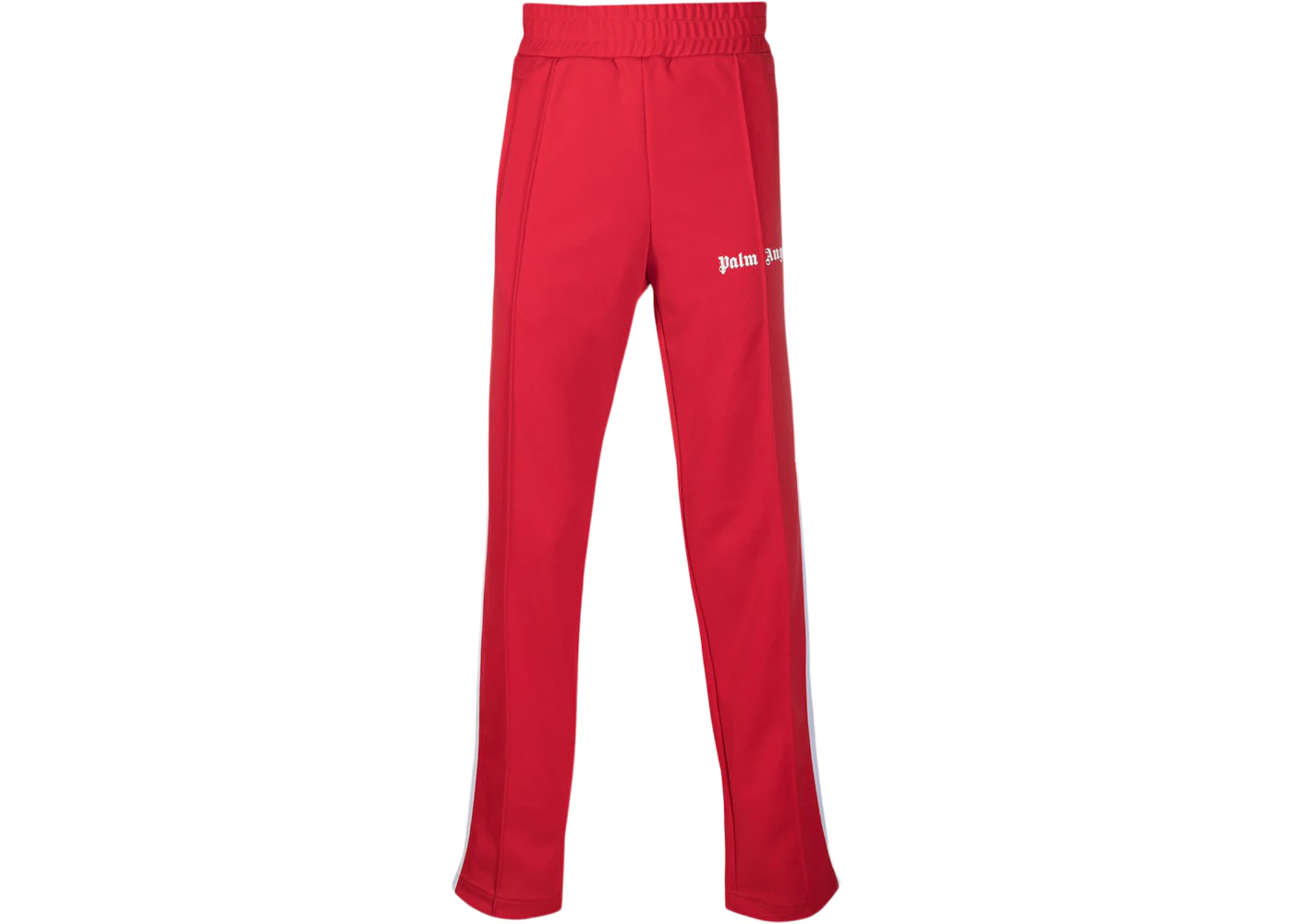 Palm Angels Side Stripe Track Pants Red/White Men's - SS21 - US
