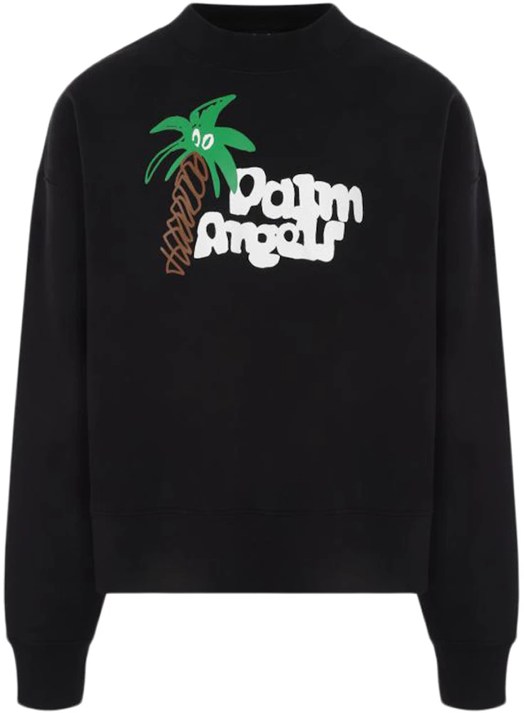 Palm Angels Sketchy Jersey Sweatshirt Black Men's - FW23 - US