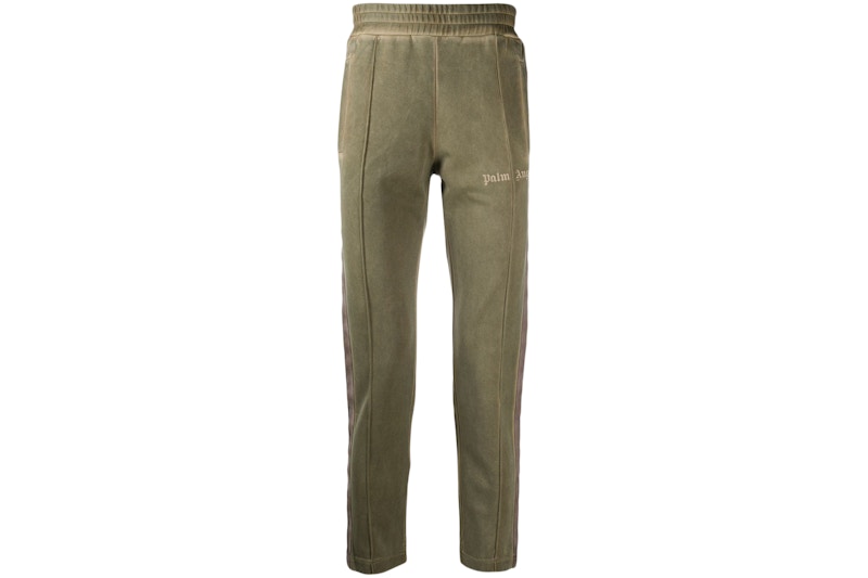 Palm Angels Slim Fit Side Stripe Track Pants Rice Brown