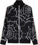 Palm Angels Spider Web Classic Track Jacket Black/White