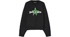Palm Angels Star Sprayed Crewneck Black/Green