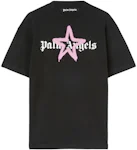 PALM ANGELS, Rhinestone Logo T Shirt, Men, Wht/Blk 0110