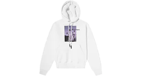 Palm Angels Stars and Palms Popover Hoodie White/Black/Purple Sunset