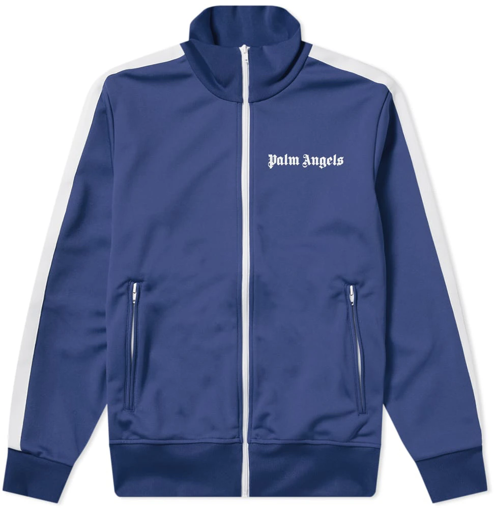 Palm Angels Striped Sleeve Track Jacket Blue Men's - SS21 - GB