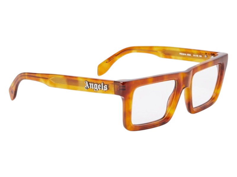 Pre-owned Palm Angels Style 1a Eyeglasses In Warm Havana Clear Lens (perj01as25pla0016e00)