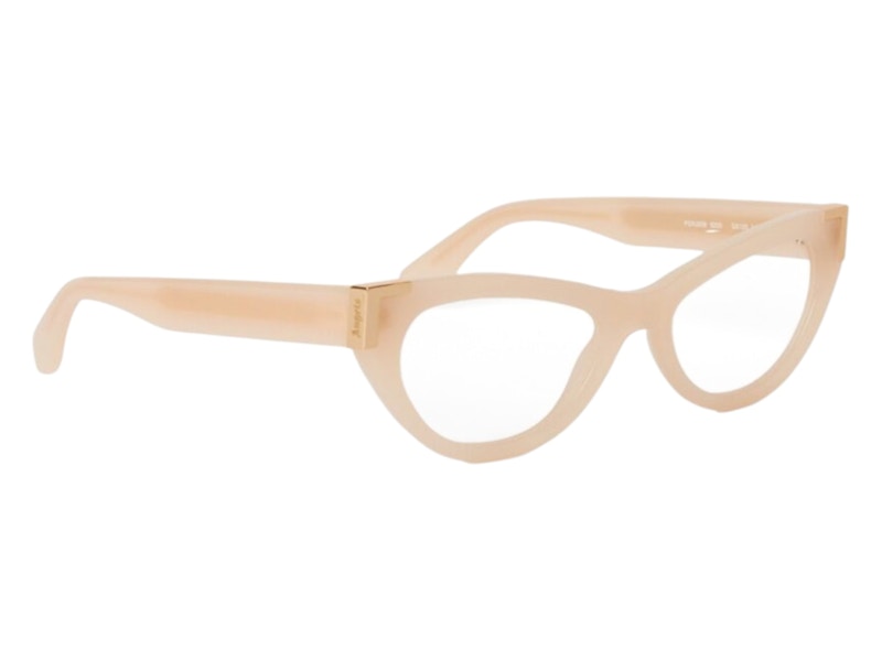 Pre-owned Palm Angels Style 9 Eyeglasses In Camel Clear Lens (perj009f24pla0016200)