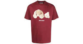 Palm Angels Teddy Bear Logo T-shirt Red
