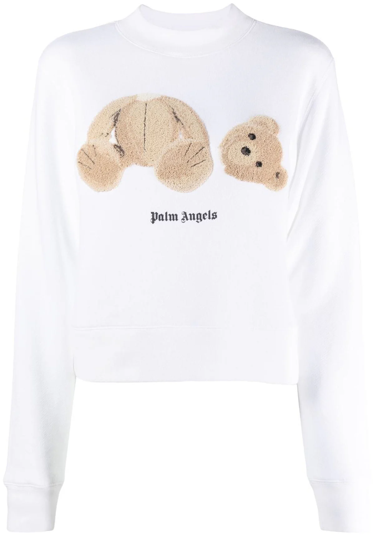 Buy Hoodies and sweatshirts Palm Angels bear-print hoodie