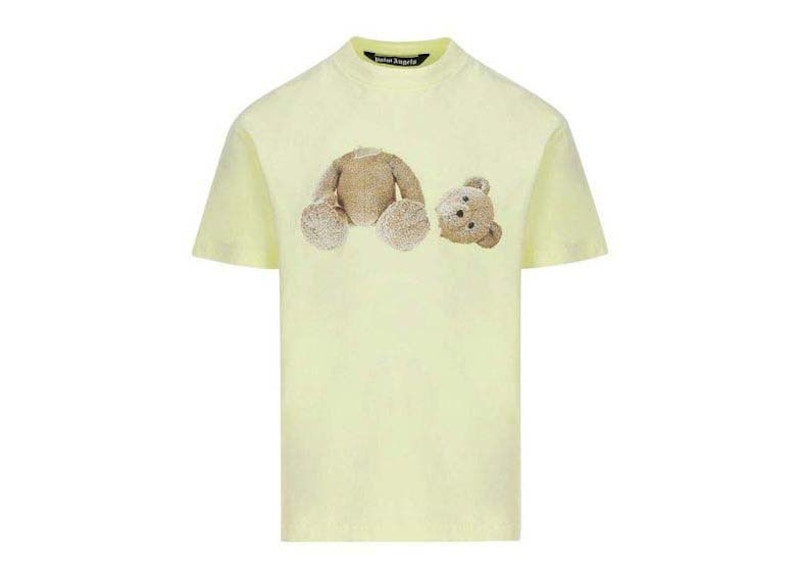 Palm Angels Teddy Bear T-shirt Fluorescent Yellow Men's - SS22 - US