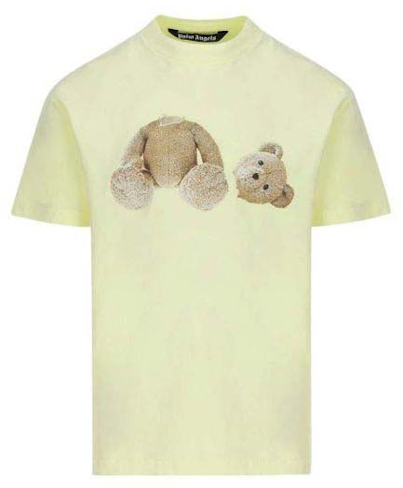 Palm Angels Teddy Bear T-Shirt Fluorescent Yellow
