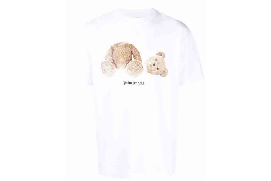 Pre-owned Palm Angels Teddy Bear T-shirt White