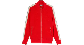Palm Angels Terry Monogram Track Jacket Red/Off White