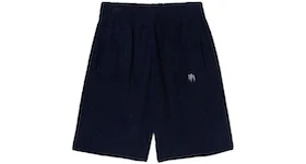 Palm Angels Terry Shorts Navy/White