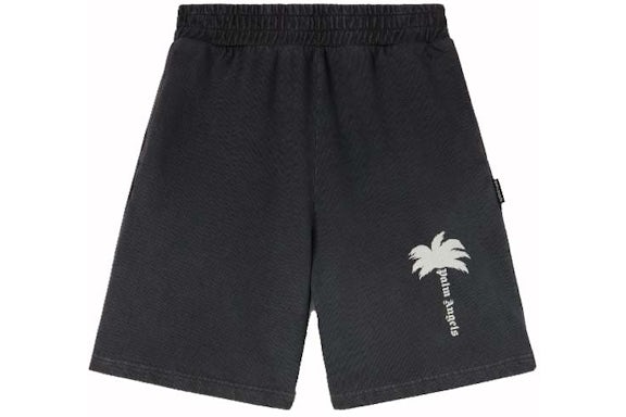 Palm Angels The Palm Sweatshort Dark Grey/Off White