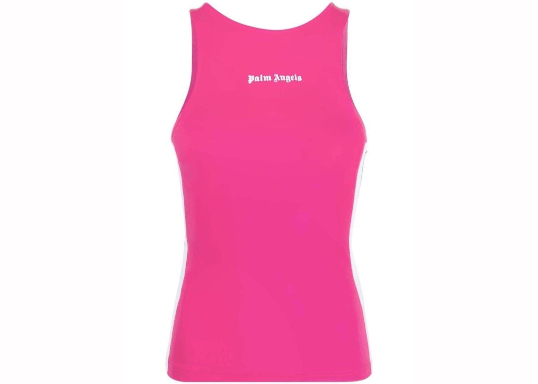 Pre-owned Palm Angels Track Active Tank Top Pink