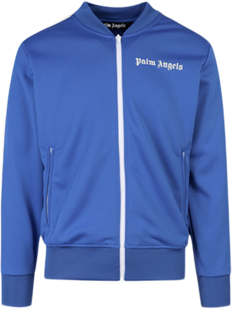 Palm Angels Track Jacket Electric Blue/White Men's - SS22 - US