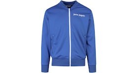 Palm Angels Track Jacket Electric Blue/White