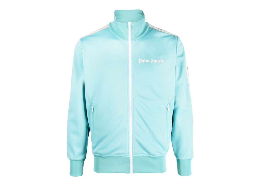 Pre-owned Palm Angels Track Jacket Light Blue