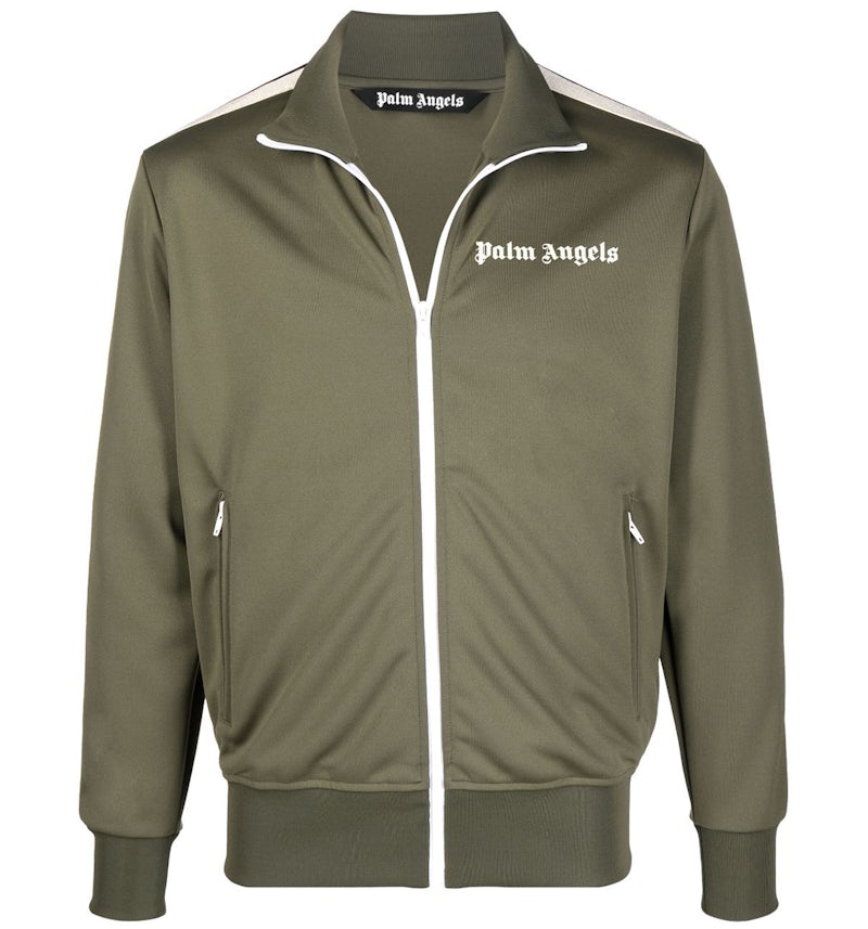Palm Angels Track Jacket Military Off-White Men's SS22 US