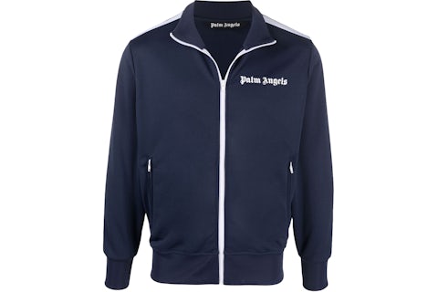 Palm Angels Track Jacket Navy Blue/White/Black SS22 Men's SS22 US